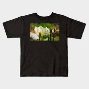 Yellow Tulips and Buds Kids T-Shirt